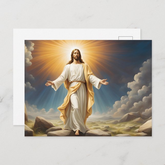 Cartão Postal Ressurreição de Jesus Cristo (Frente/Verso)