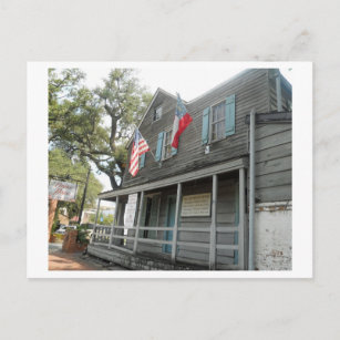 Cartão Postal Restaurante da Casa de Piratas Savannah Georgia