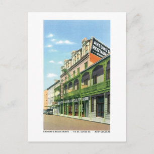 Cartão Postal Restaurante de Antoine, Nova Orleans, Louisiana