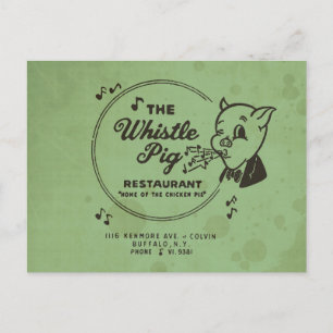 Cartão Postal Restaurante do Whistle Pig