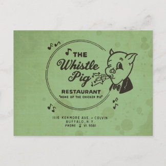 Cartão Postal Restaurante do Whistle Pig