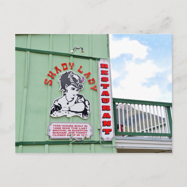 Cartão Postal Restaurante Senhora Shady (Frente)