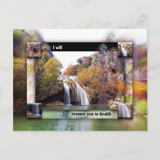 Cartão Postal Restaure-o e sarará-o (Frente)