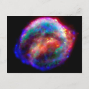 Cartão Postal Restos de Supernova de Kepler Foto do Espaço da NA