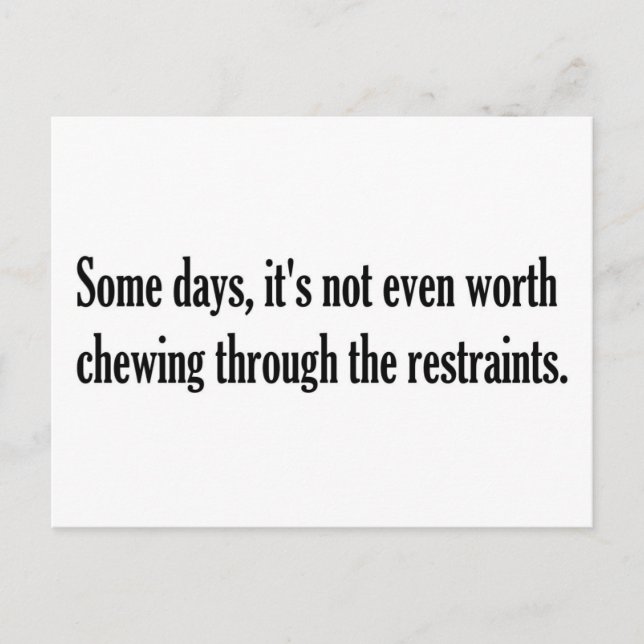 Cartão Postal Restrições (Frente)