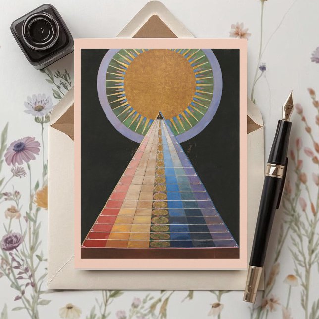 Cartão Postal Retábulo No 1,Grupo X Retábulos,Hilma af Klint (Criador carregado)