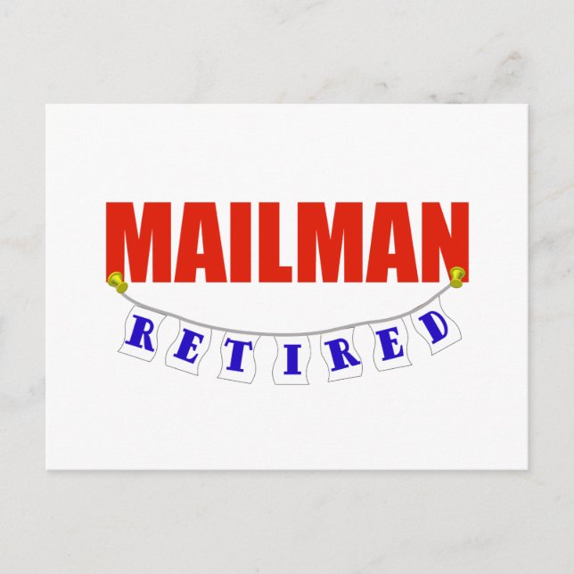 CARTÃO POSTAL RETIRADO MAILMAN (Frente)