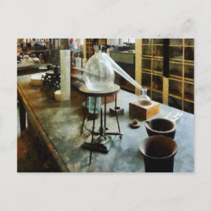 Cartão Postal Retorna no laboratório Chem