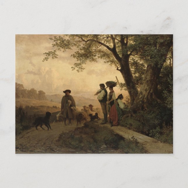 Cartão Postal Retornando Pastor (Frente)