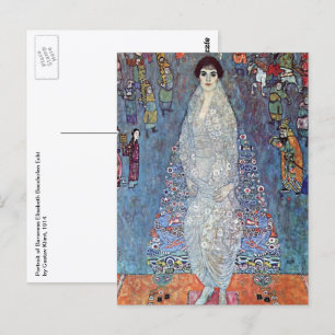Cartão Postal Retrato Baronesa Elisabeth Bacchofen Echt, Klimt
