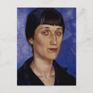 Cartão Postal Retrato da Poeta Anna Akmatova