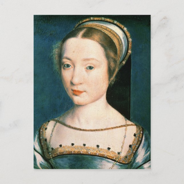 Cartão Postal Retrato da Rainha Claude (Frente)