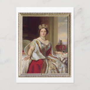Cartão Postal Retrato da Rainha Vitória (1819-1901) 1859 (petr