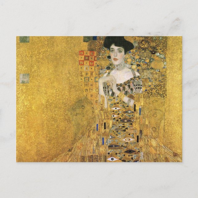 Cartão Postal Retrato de Adele Bloch-Bauer (Frente)