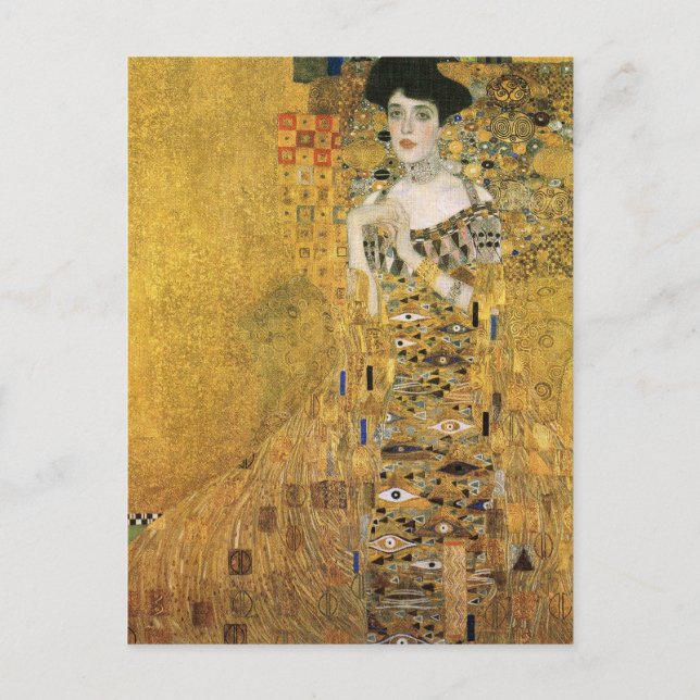 Cartão Postal Retrato de Adele Bloch-Bauer (Frente)