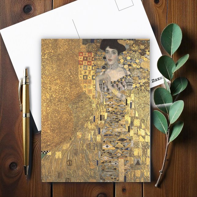 Cartão Postal Retrato de Adele Bloch-Bauer 1, Klimt Art (Criador carregado)