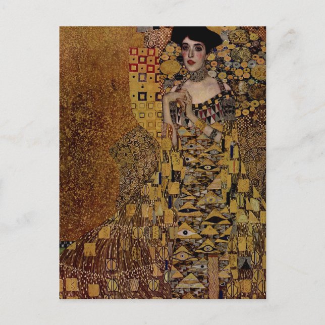 Cartão Postal Retrato de Adele Bloch-Bauer I (Frente)
