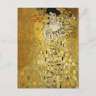 Cartão Postal Retrato de Adele Bloch-Bauer I por Gustav Klimt Po