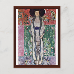 Cartão Postal Retrato De Adele Bloch-Bauer Por Klimt Gustav