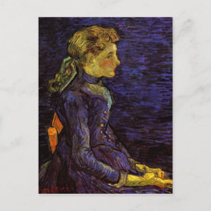 Cartão Postal Retrato de Adeline Ravoux por Vincent van Gogh
