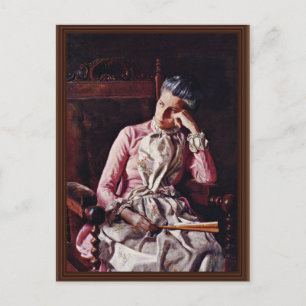 Cartão Postal Retrato De Amelia Van Buren Por Thomas Eakins (