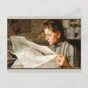 Cartão Postal Retrato de Anders Zorn de Emma CC0069