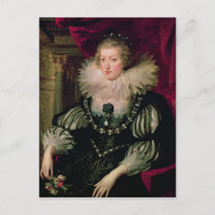 Cartão Postal Retrato de Anne da Áustria Infanta de Espanhas