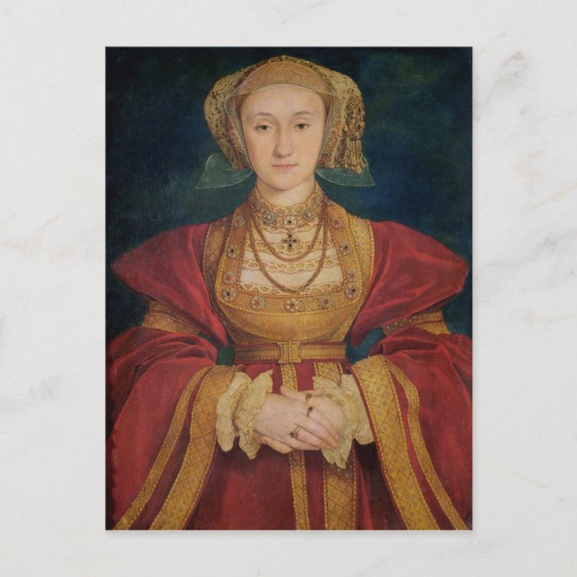 Cartão Postal Retrato de Anne de Cleves 1539 (Frente)