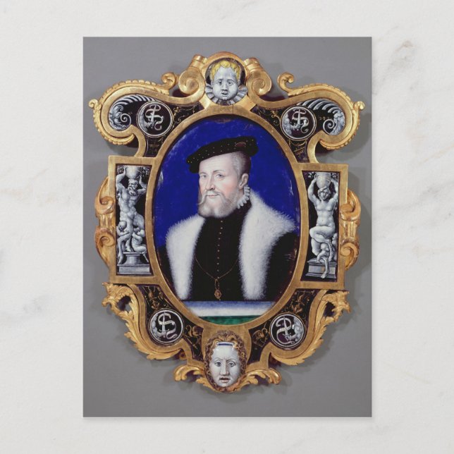 Cartão Postal Retrato de Anne, Primeiro Duque de Montmorency (Frente)