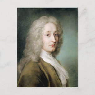 Cartão Postal Retrato de Antoine Watteau