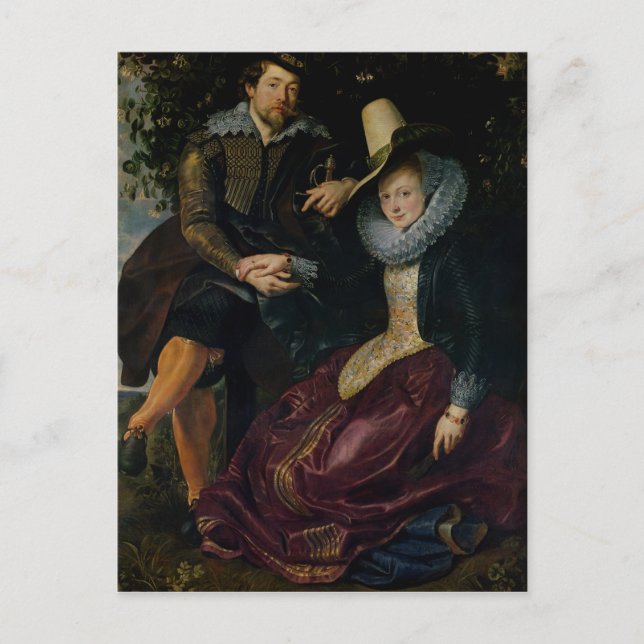 Cartão Postal Retrato de auto com Isabella Brandt (Frente)