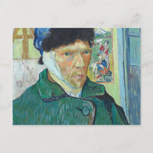 Cartão Postal Retrato de auto de Vincent van Gogh com orelha