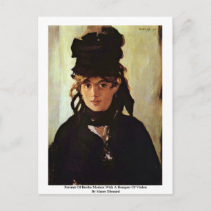 Cartão Postal Retrato De Berthe Morisot