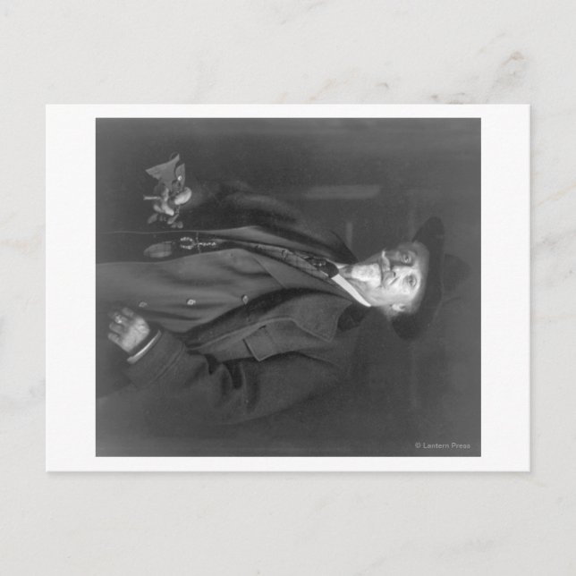 Cartão Postal Retrato de "Buffalo Bill" Cody Fotografia (Frente)