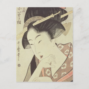 Cartão Postal Retrato de busto da heroína Kioto da Itoya