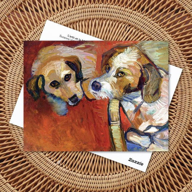 Cartão Postal Retrato de Cães Suzanne Valadon (Criador carregado)