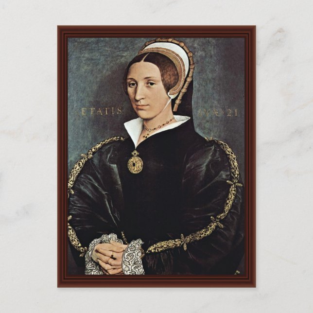 Cartão Postal Retrato De Catarina Howard 5 Esposa Do Rei Henry (Frente)