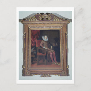 Cartão Postal Retrato de Cosimo II de'Medici (1590-1621) (óleo o