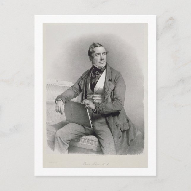 Cartão Postal Retrato de David Roberts (1796-1864) (Frente)