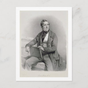 Cartão Postal Retrato de David Roberts (1796-1864) frontispício