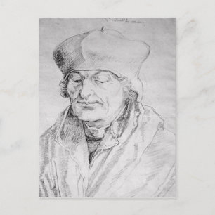 Cartão Postal Retrato de Desiderius Erasmus 1520