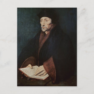 Cartão Postal Retrato de Desiderius Erasmus de Roterdão