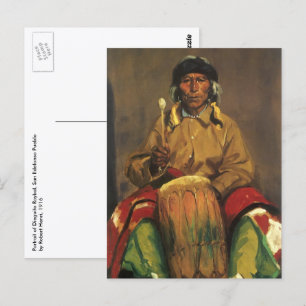 Cartão Postal Retrato de Dieguito Roybal por Robert Henri