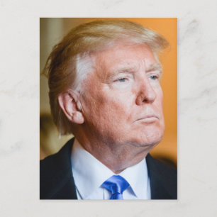 Cartão Postal Retrato de Donald Trump