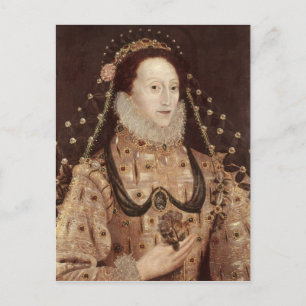 Cartão Postal Retrato de Elizabeth I c.1575-80