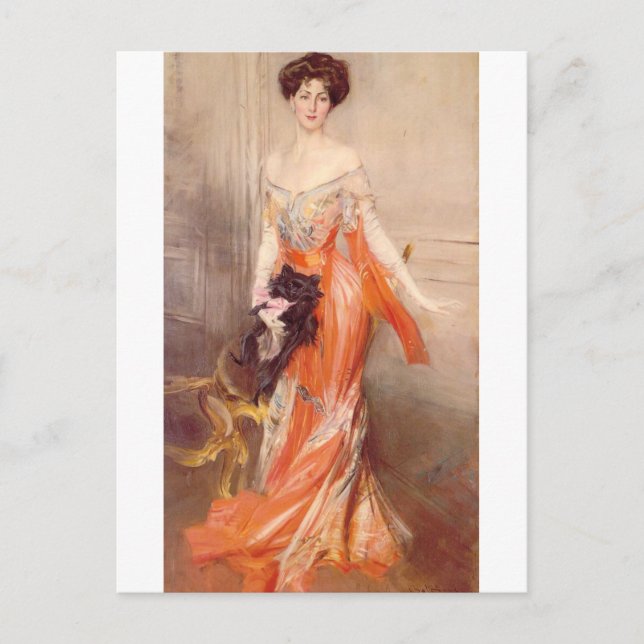 Cartão Postal Retrato de Elizabeth Wharton Drexel (1905) (Frente)