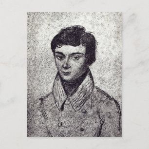 Cartão Postal Retrato de Evariste Galois