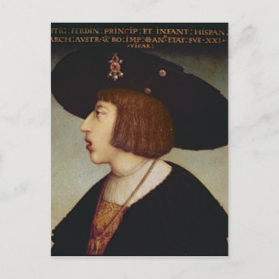 Cartão Postal Retrato de Fernando I, Imperador Romano-Germânico