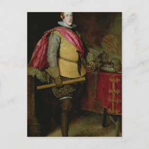 Cartão Postal Retrato de Filipe IV da Espanha