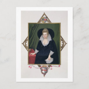 Cartão Postal Retrato de Frances Walsingham, Condessa de Essex